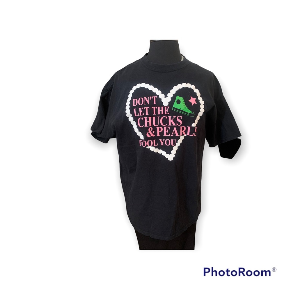 Chucks & Pearls T-shirt